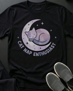Cat Nap Tee Gift For Cat Lover