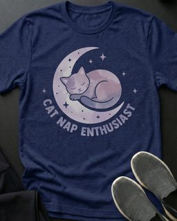 Cat Nap Tee Gift For Cat Lover