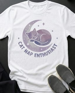 Cat Nap Tee Gift For Cat Lover