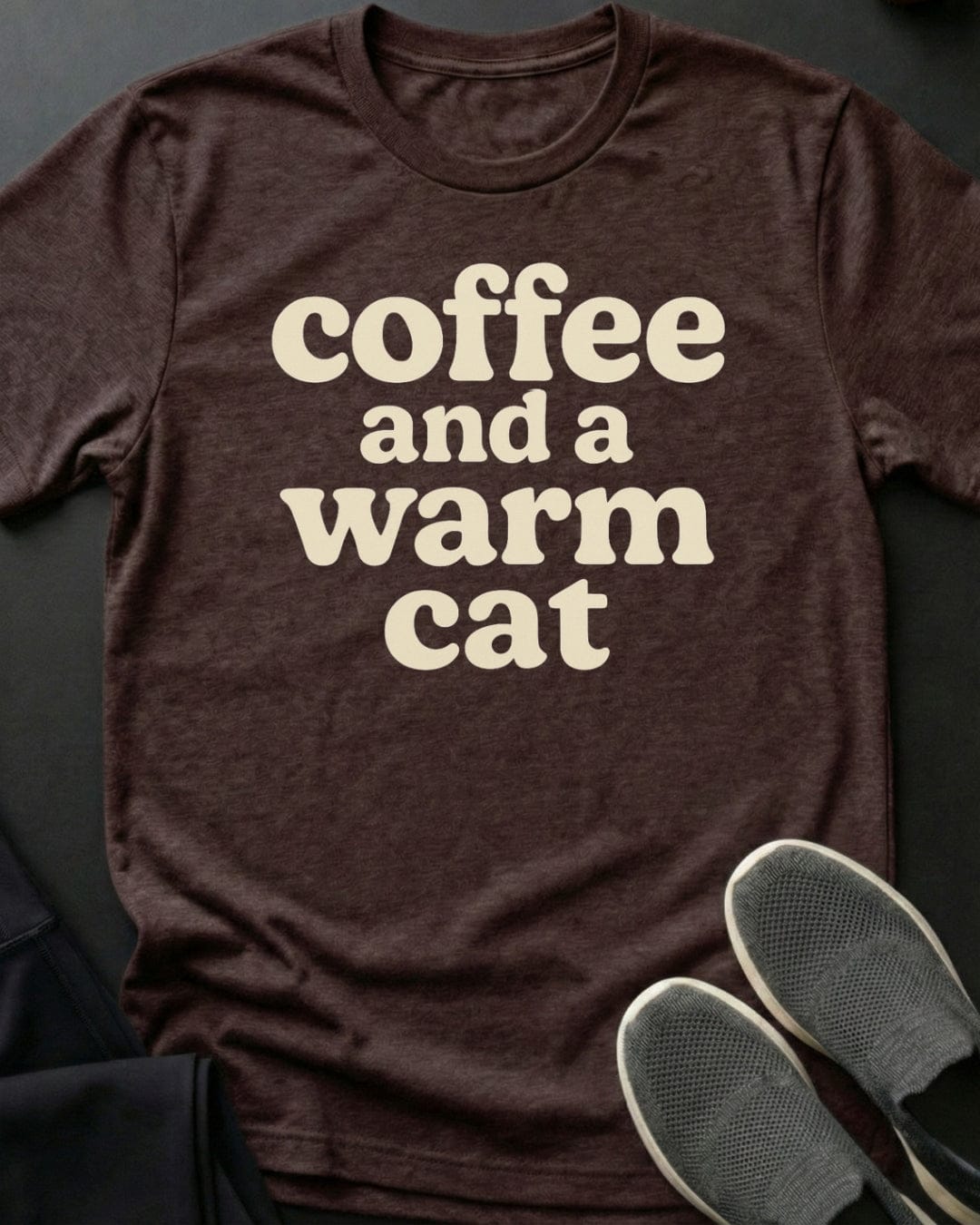 Coffee And Cat Tee Gift For Cat Lover
