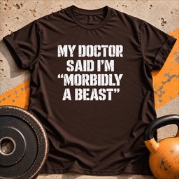 Morbidly A Beast T Shirt Gift For Fitness Lover