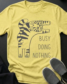 Busy Tee Gift For Cat Lover