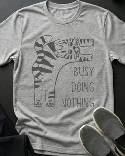 Busy Tee Gift For Cat Lover