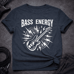 Bass Energy T Shirt Gift For Bass Player