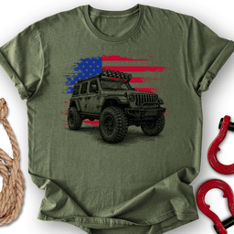 Unlimited Patriot T Shirt Gift For Offroad Enthusiast