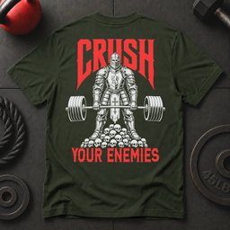 Crush Your Enemies T Shirt Gift For Fitness Lover