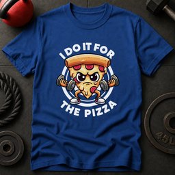 I Do IT For The Pizza T Shirt Gift For Fitness Lover