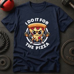 I Do IT For The Pizza T Shirt Gift For Fitness Lover