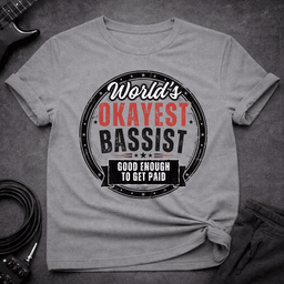 Good Enough T Shirt Gift For Bass Player