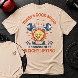 Todays Good Mood Sun T Shirt Gift For Fitness Lover