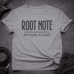 Root Note Plans T Shirt Gift For Bass Player