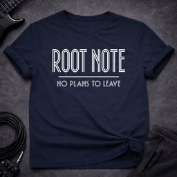 Root Note Plans T Shirt Gift For Bass Player