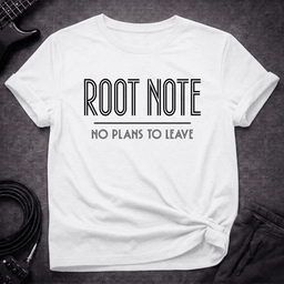 Root Note Plans T Shirt Gift For Bass Player