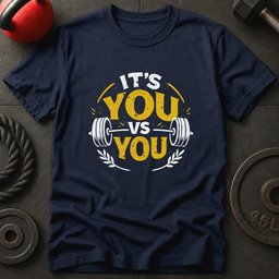Its You Vs You T Shirt Gift For Fitness Lover