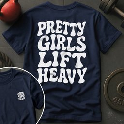 Pretty Girls Lift Heavy T Shirt Gift For Fitness Lover
