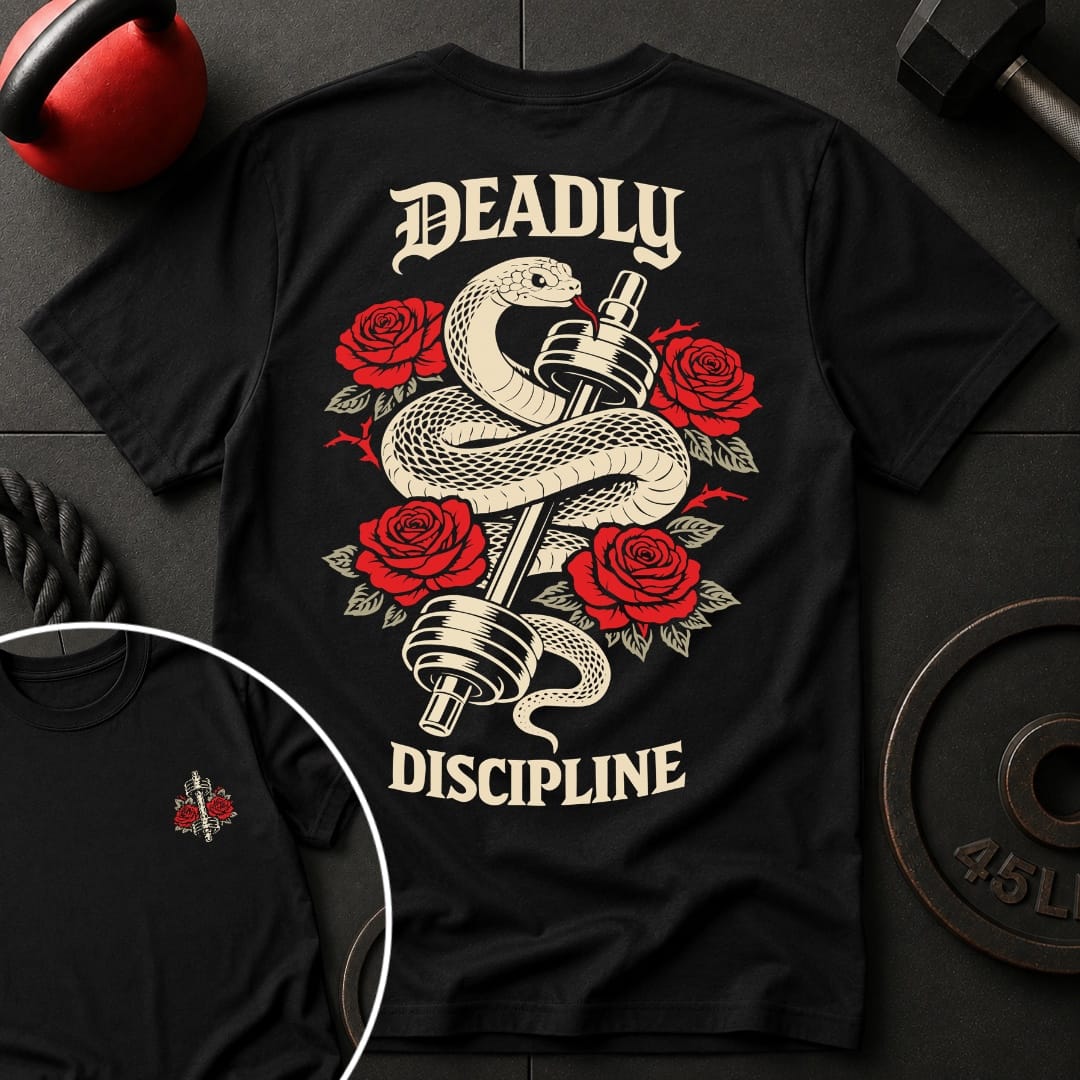 Deadly Discipline T Shirt Gift For Fitness Lover