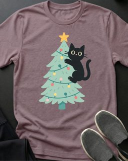 Christmas Kitty Tee Gift For Cat Lover