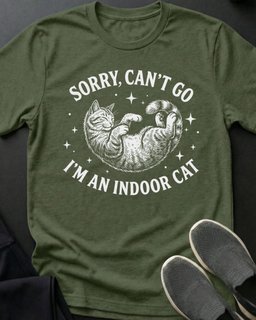 Cant Go Tee Gift For Cat Lover