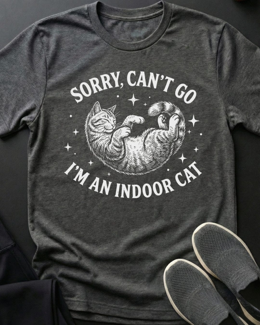 Cant Go Tee Gift For Cat Lover