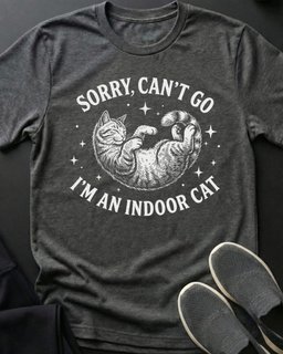 Cant Go Tee Gift For Cat Lover