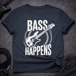 Bass Happens T Shirt Gift For Bass Player