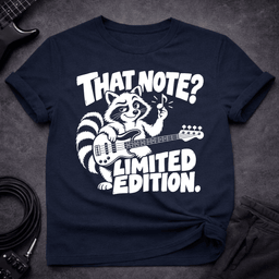Limited Edition Note T Shirt Gift For Bass Player