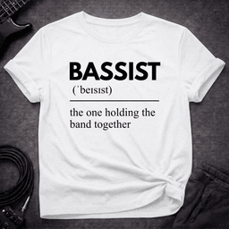 The One Bassist T Shirt Gift For Bass Player