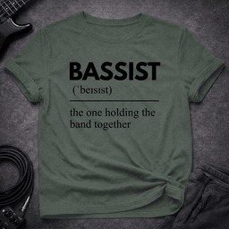 The One Bassist T Shirt Gift For Bass Player