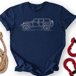 Unlimited Sketch T Shirt Gift For Offroad Enthusiast