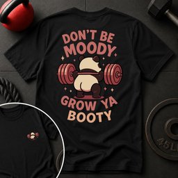 Dont Be Moody Panda T Shirt Gift For Fitness Lover