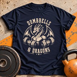 Dumbbells And Dragons T Shirt Gift For Fitness Lover