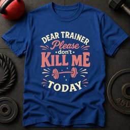 Dear Trainer Please T Shirt Gift For Fitness Lover