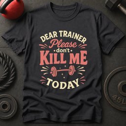Dear Trainer Please T Shirt Gift For Fitness Lover