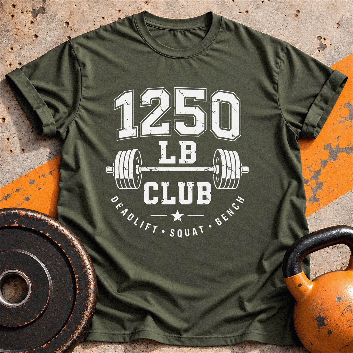 1250 Lb Club T Shirt Gift For Fitness Lover