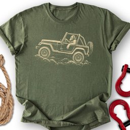 Squatch Ride T Shirt Gift For Offroad Enthusiast