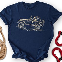 Squatch Ride T Shirt Gift For Offroad Enthusiast