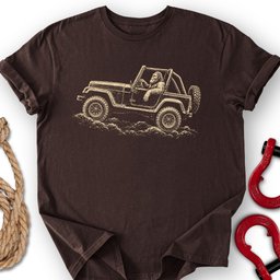 Squatch Ride T Shirt Gift For Offroad Enthusiast