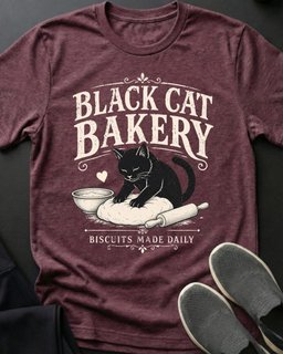 Bc Bakery Tee Gift For Cat Lover