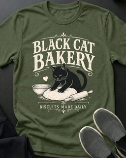 Bc Bakery Tee Gift For Cat Lover