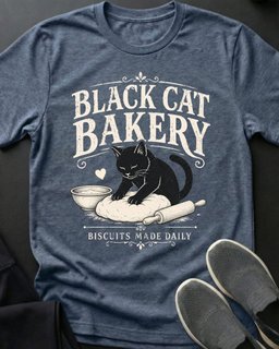 Bc Bakery Tee Gift For Cat Lover