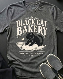 Bc Bakery Tee Gift For Cat Lover