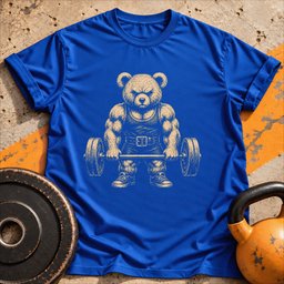 Weightlifting Bear T Shirt Gift For Fitness Lover