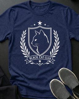 Black Cat Club Tee Gift For Cat Lover