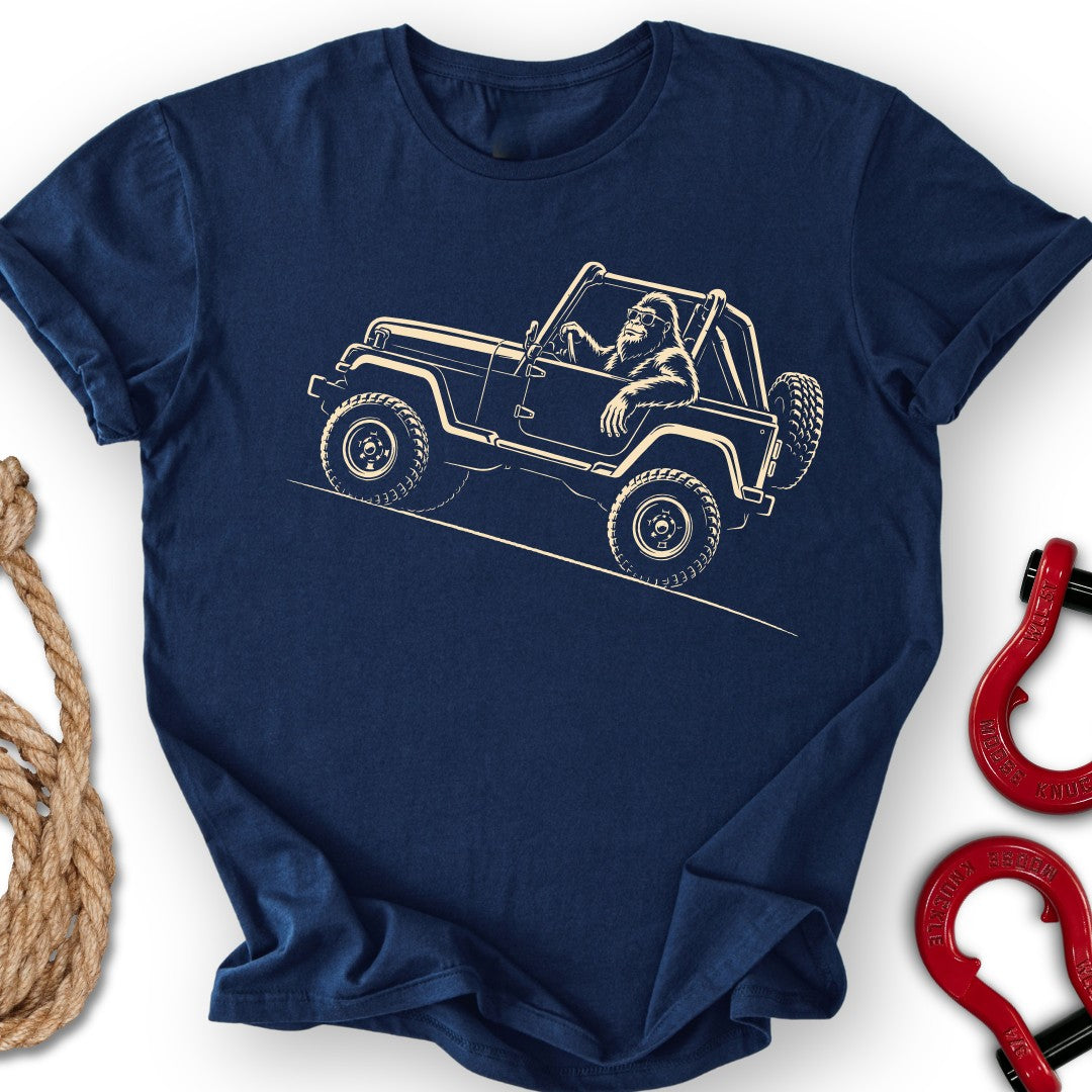 Squatch Climb T Shirt Gift For Offroad Enthusiast