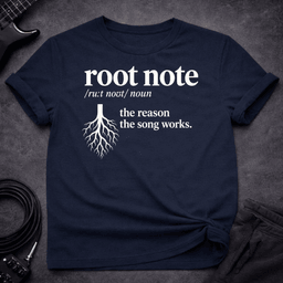Root Note Definition T Shirt Gift For Bass Player