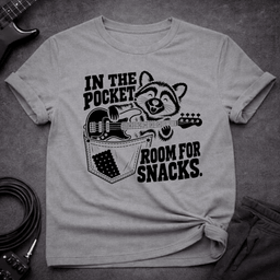 Room For Snacks T Shirt Gift For Bass Player