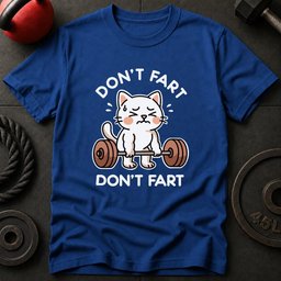Dont Fart Cat T Shirt Gift For Fitness Lover