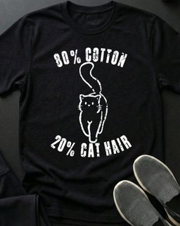 Cat Hair Tee Gift For Cat Lover