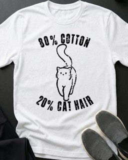 Cat Hair Tee Gift For Cat Lover
