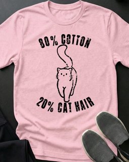 Cat Hair Tee Gift For Cat Lover